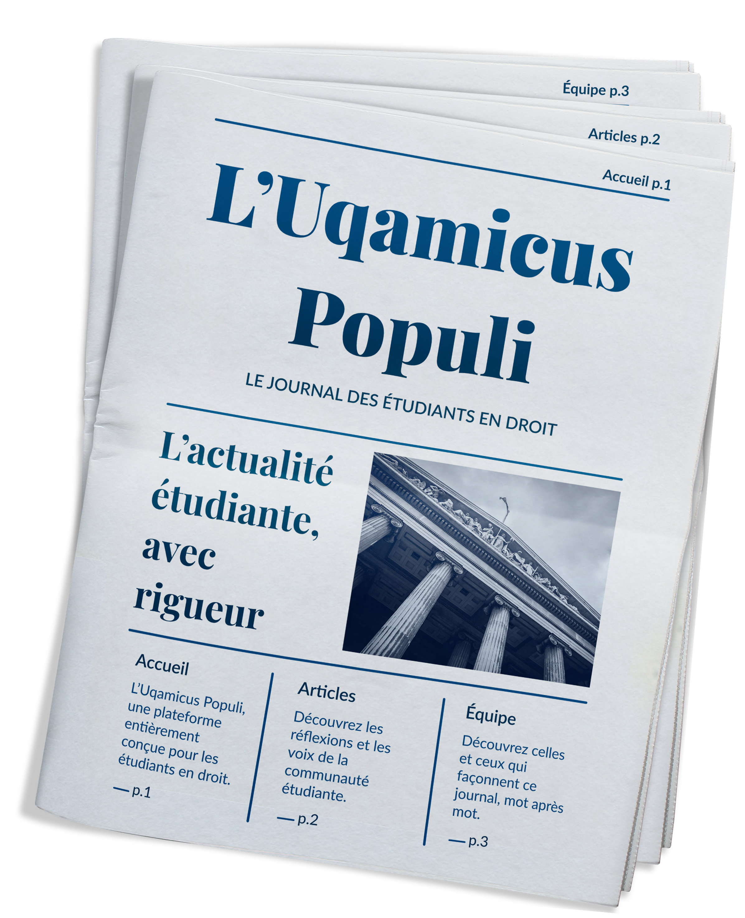 Image du journal L'Uqamicus Populi